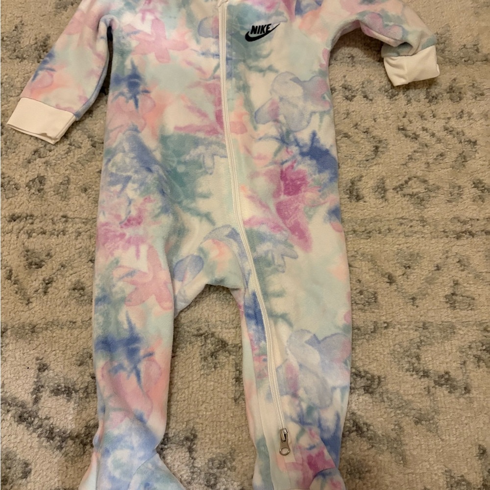 Nike Multicolor Tie-Dye Baby Footie
